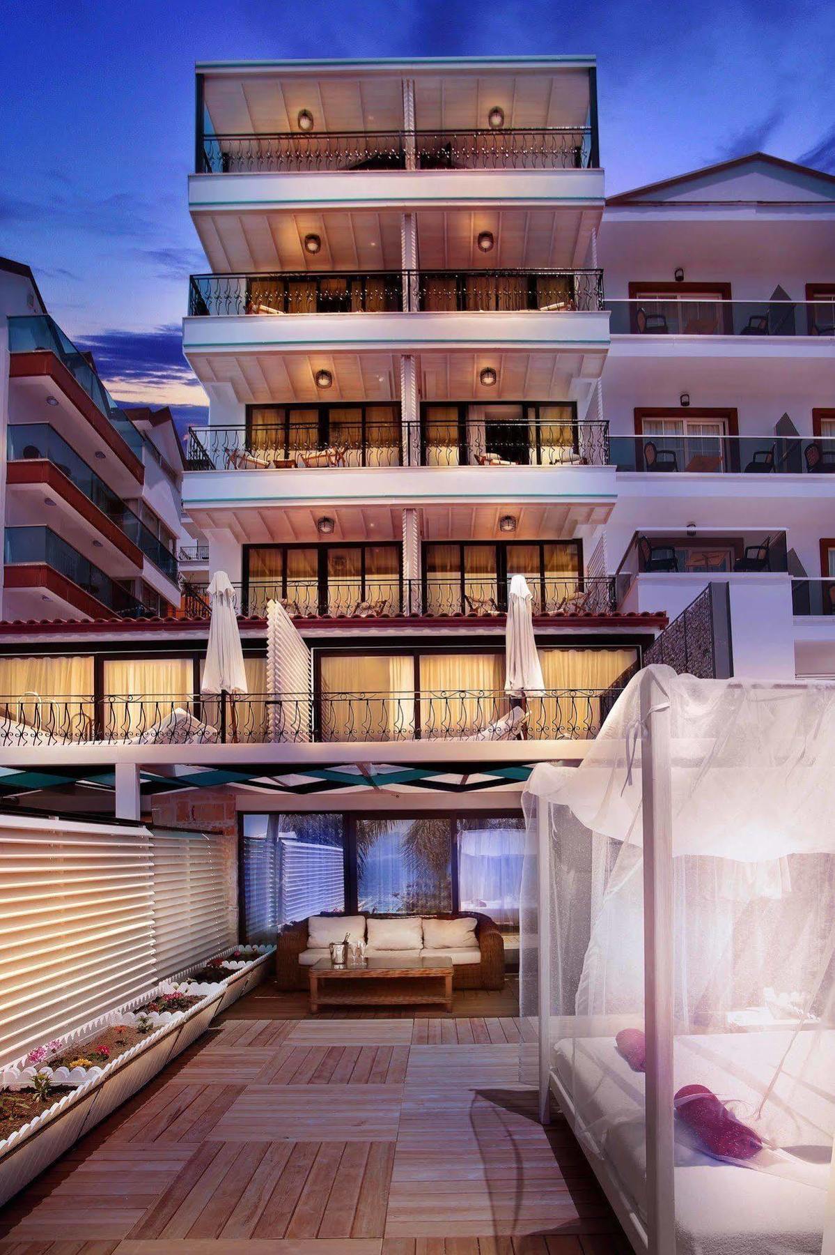Nur Beach Hotel Kaş Exterior foto